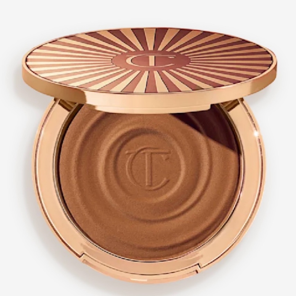 Charlotte Tilbury BEAUTIFUL SKIN SUN-KISSED GLOW BRONZER in Medium. BNIB $58 RTV